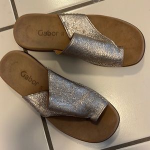 Sparkly Gabor Toe Sandals